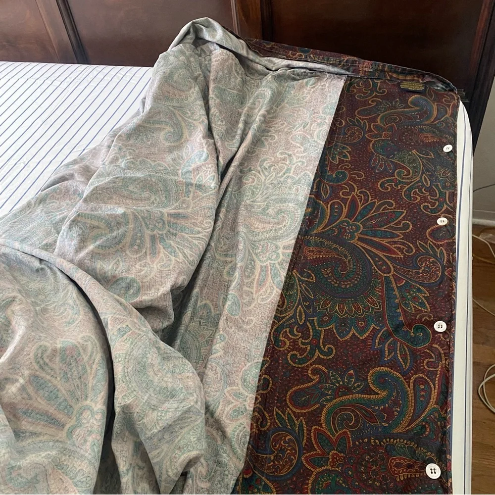 Ralph Lauren Paisley Duvet and Shams